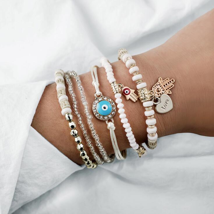 Hamsa Bracelet Bundle | Stylish Protection Set