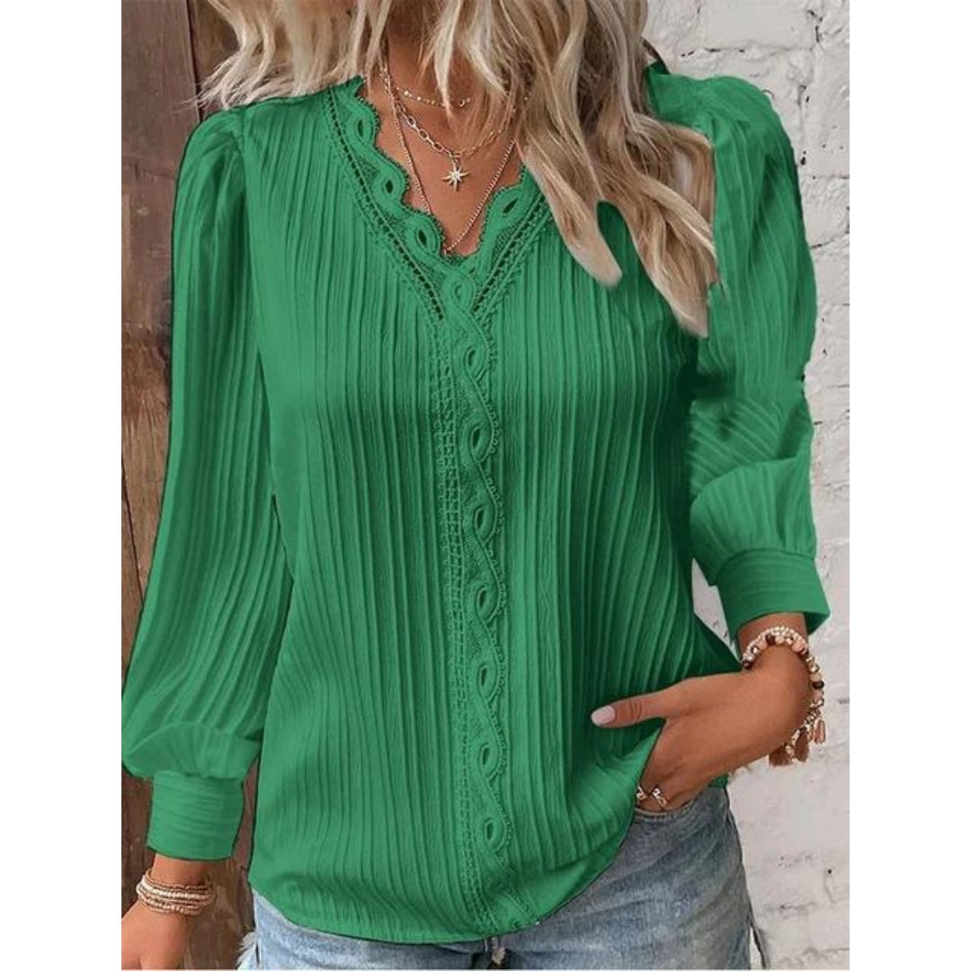 Camillia™ - Sophisticated Pintuck Elegance Blouse