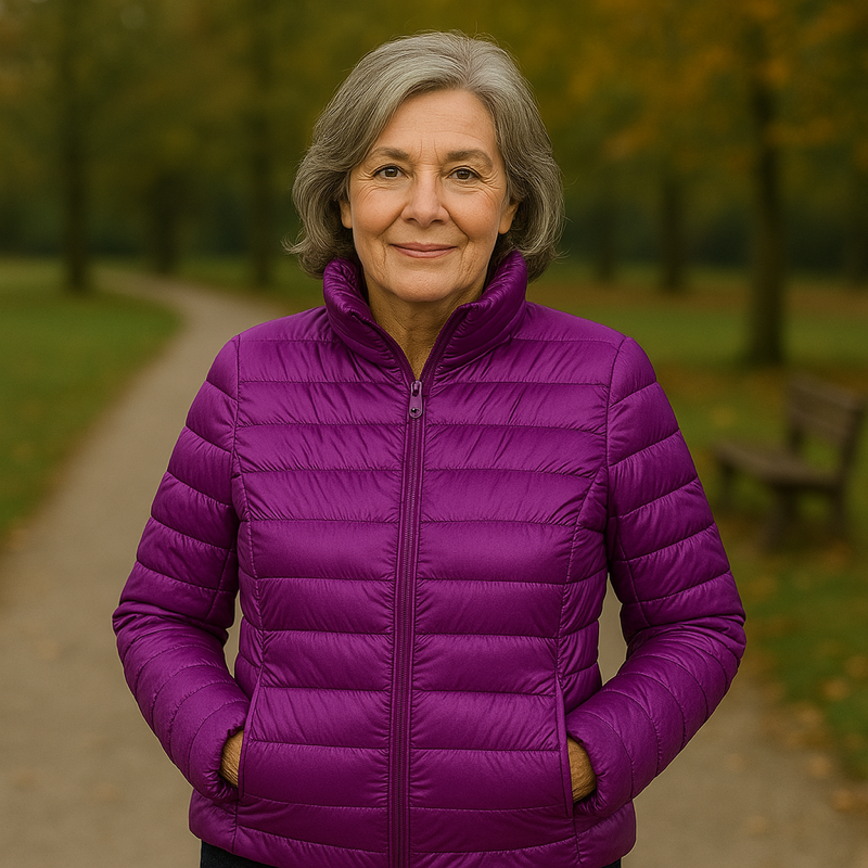 Freja Padded Jacket | Purple