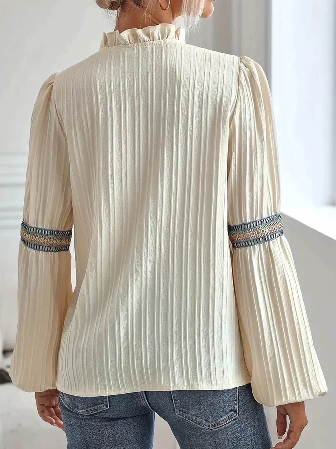 Valerie™ - Exquisite V-Neck Blouse to Elevate Your Style