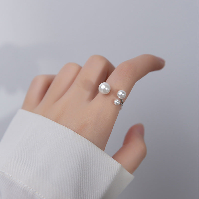 Triangular Freshwater Pearl Ring