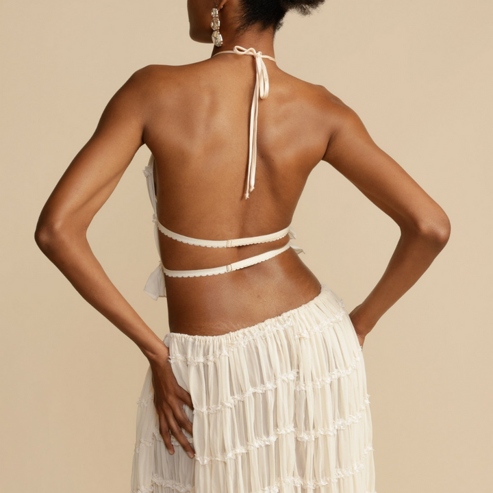 Chic WENDY™ Halter Top and Skirt Ensemble