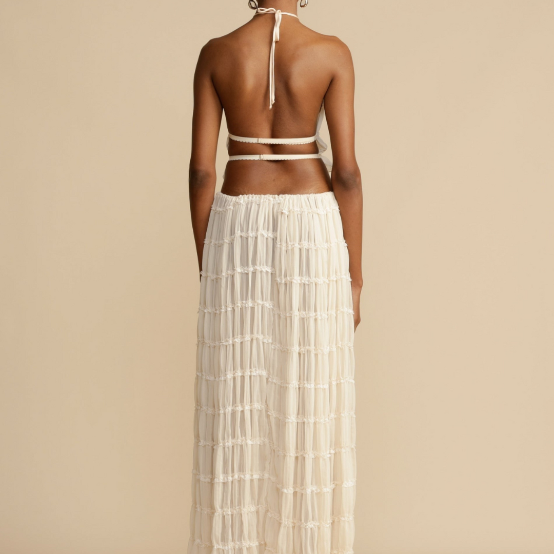 Chic WENDY™ Halter Top and Skirt Ensemble