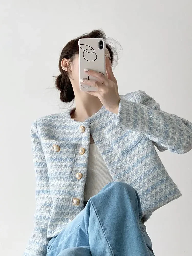 Victoria™ | Chic Tweed Blazer