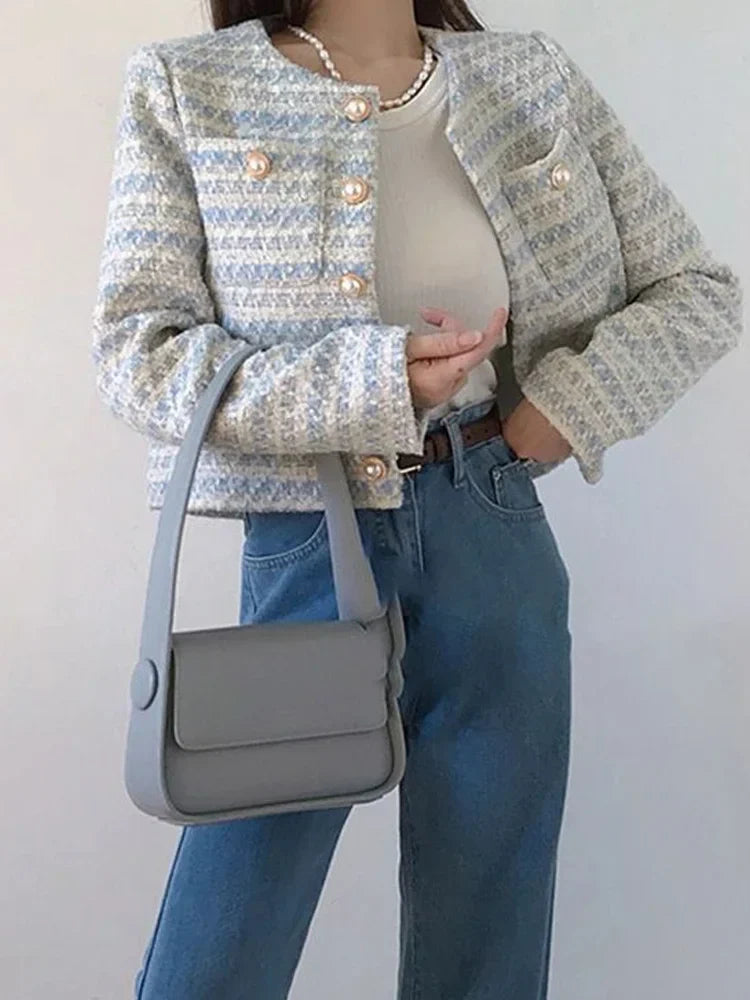 Victoria™ | Chic Tweed Blazer