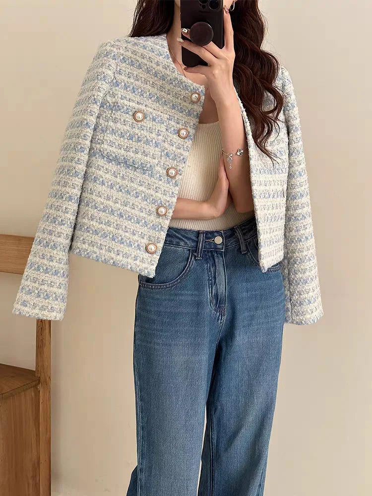 Victoria™ | Chic Tweed Blazer