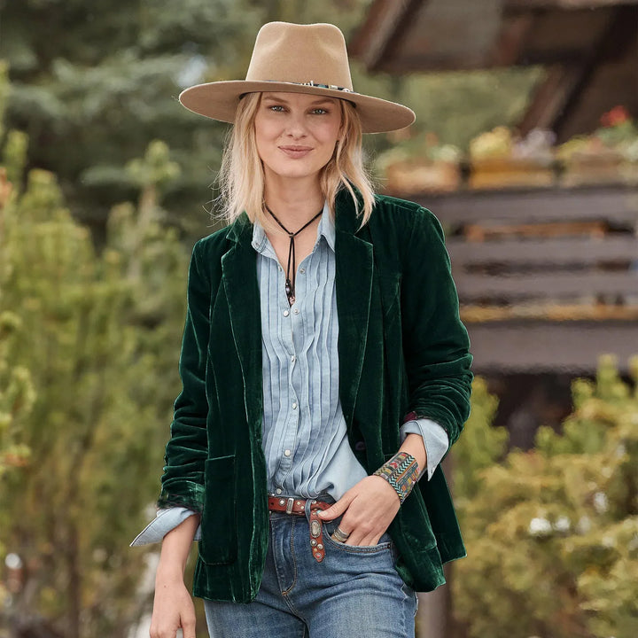 Peyton™ | Chic Velvet Blazer
