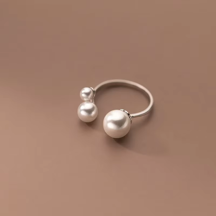 Triangular Freshwater Pearl Ring