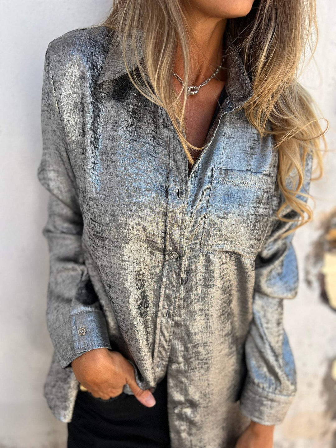 Zella™ - Elegant Shimmering Top