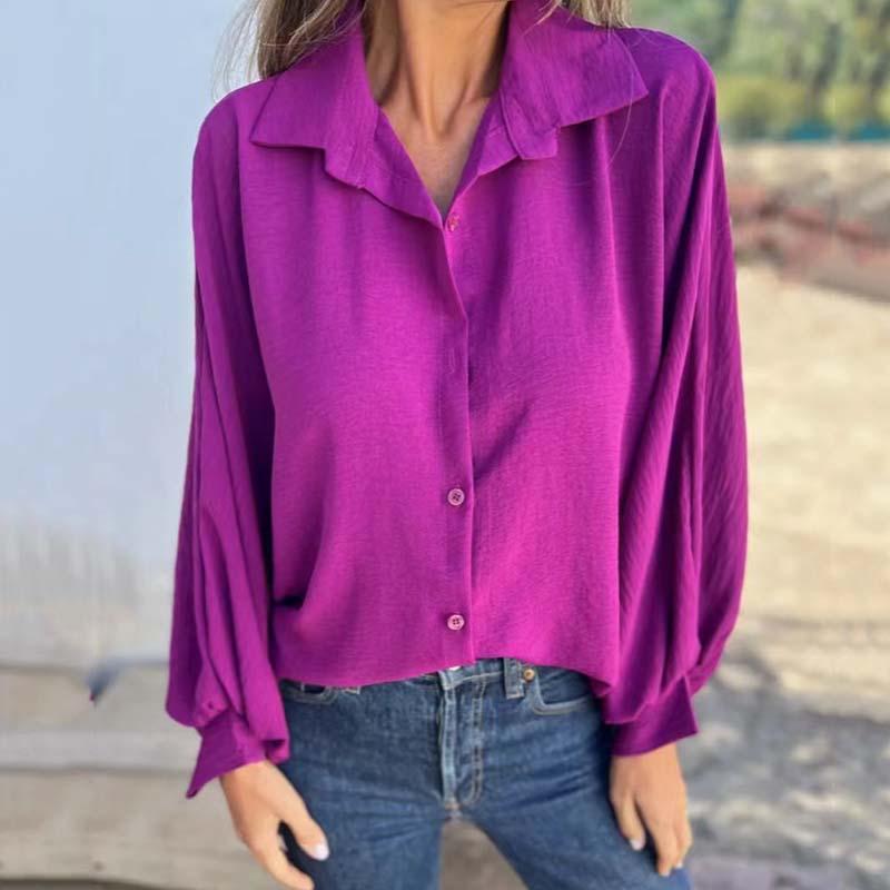 Elysa™ - Stylish and Chic Button-Up Blouse